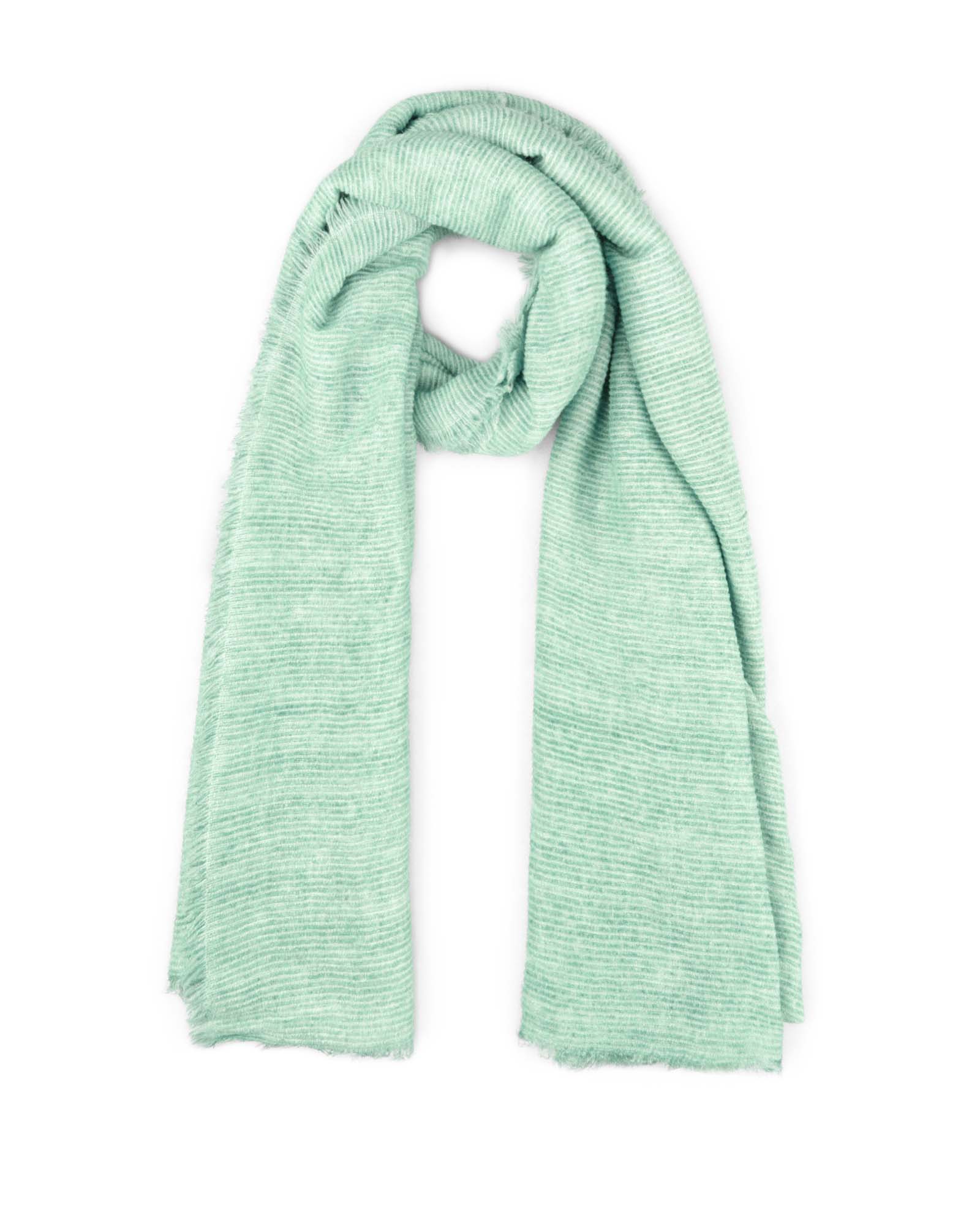 شال زنانه کنفی کبریتی4431 - سبز زمردی