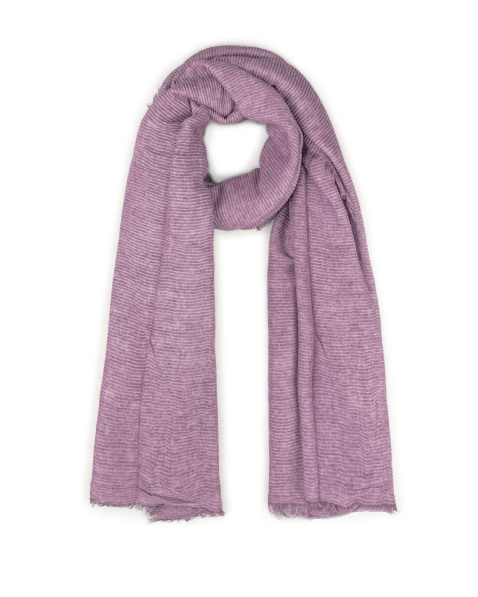 شال زنانه کنفی کبریتی4431 - کالباسی تیره