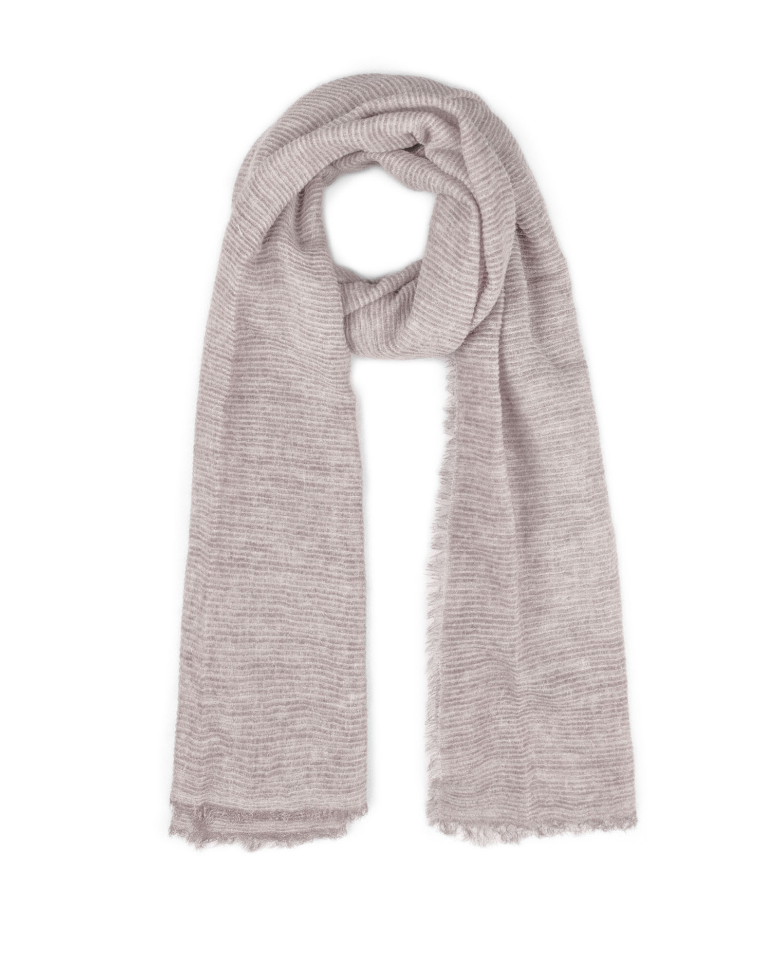 شال زنانه کنفی کبریتی4431 - طوسی