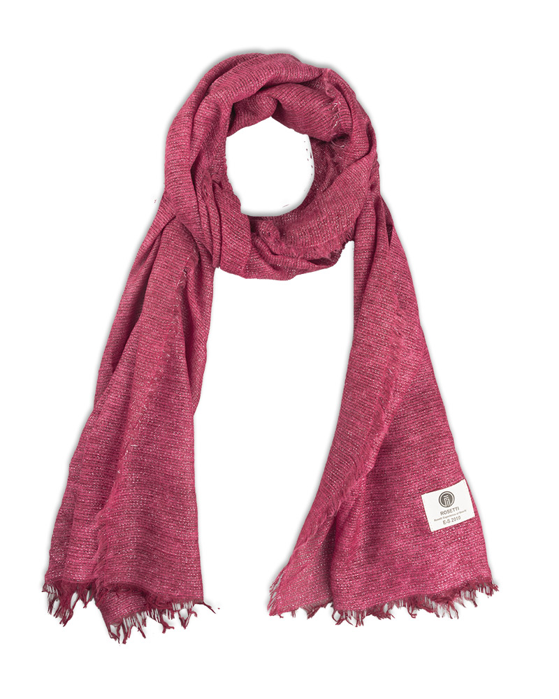 شال موهر زنانه شاین دار 4979 - مرجانی