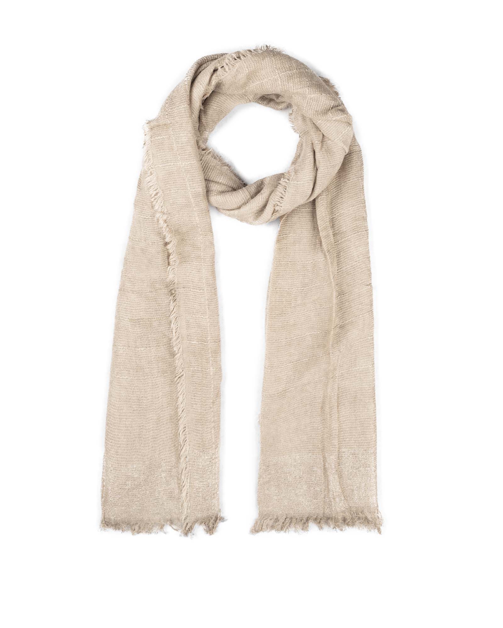 شال زنانه کنفی پاییزه 4987 - خاکی