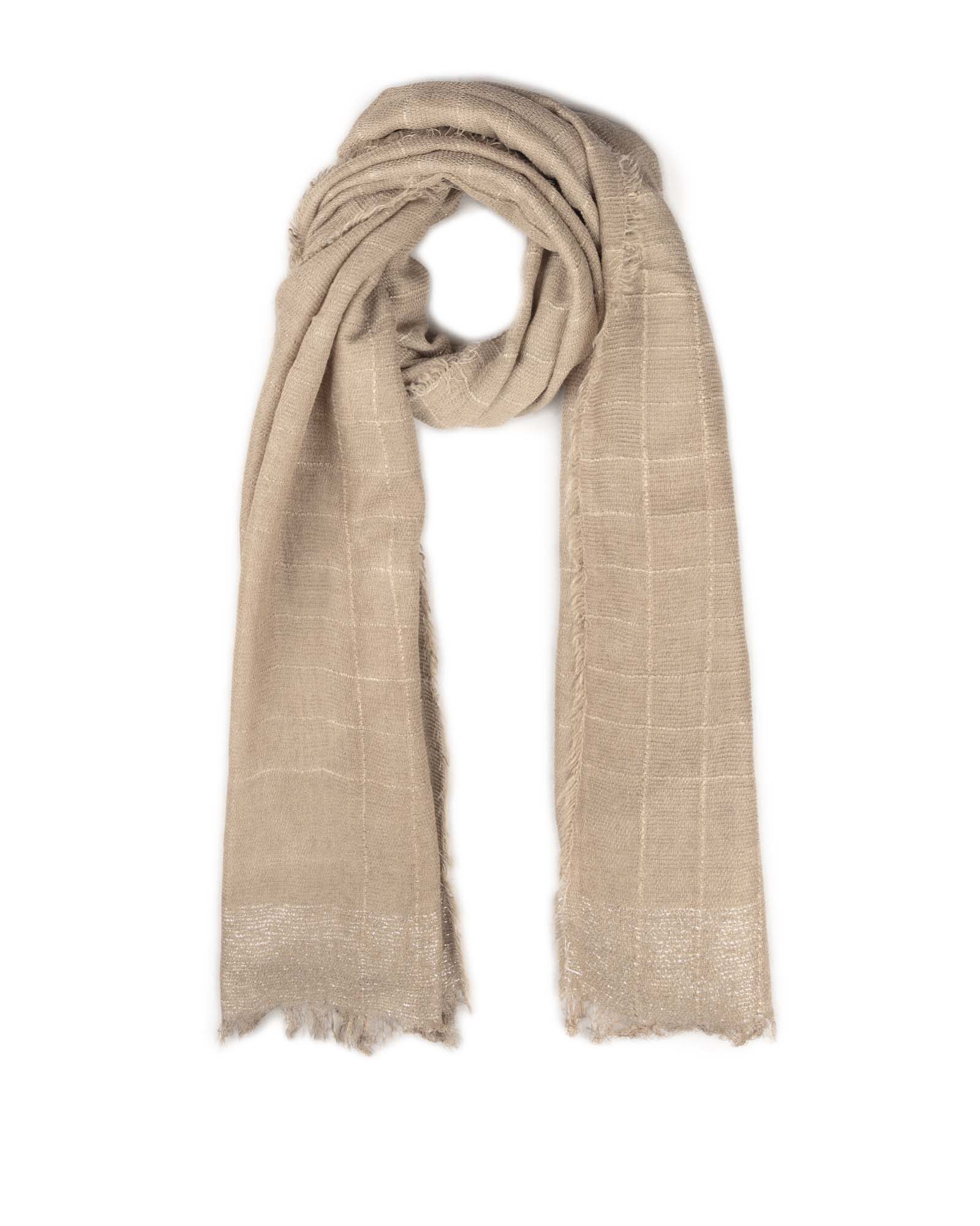 شال زنانه کنفی پاییزه 4987 - بادامی