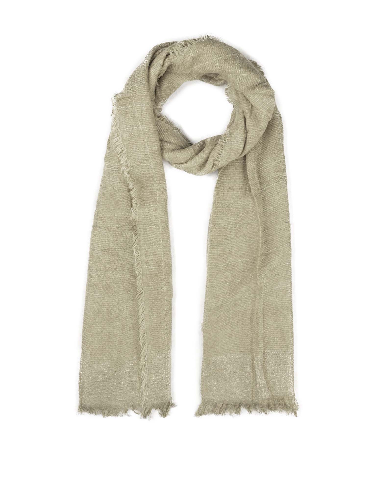 شال زنانه کنفی پاییزه 4987 - زیتونى