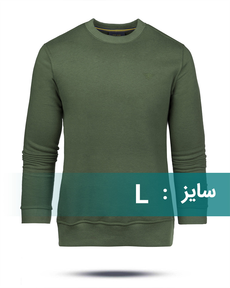 پلیور مردانه دورس 3636 - زیتونی سیر