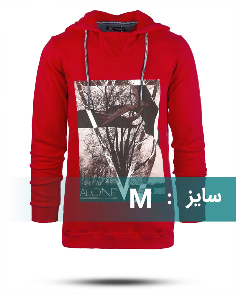 هودی دورس مردانه 0068 - قرمز