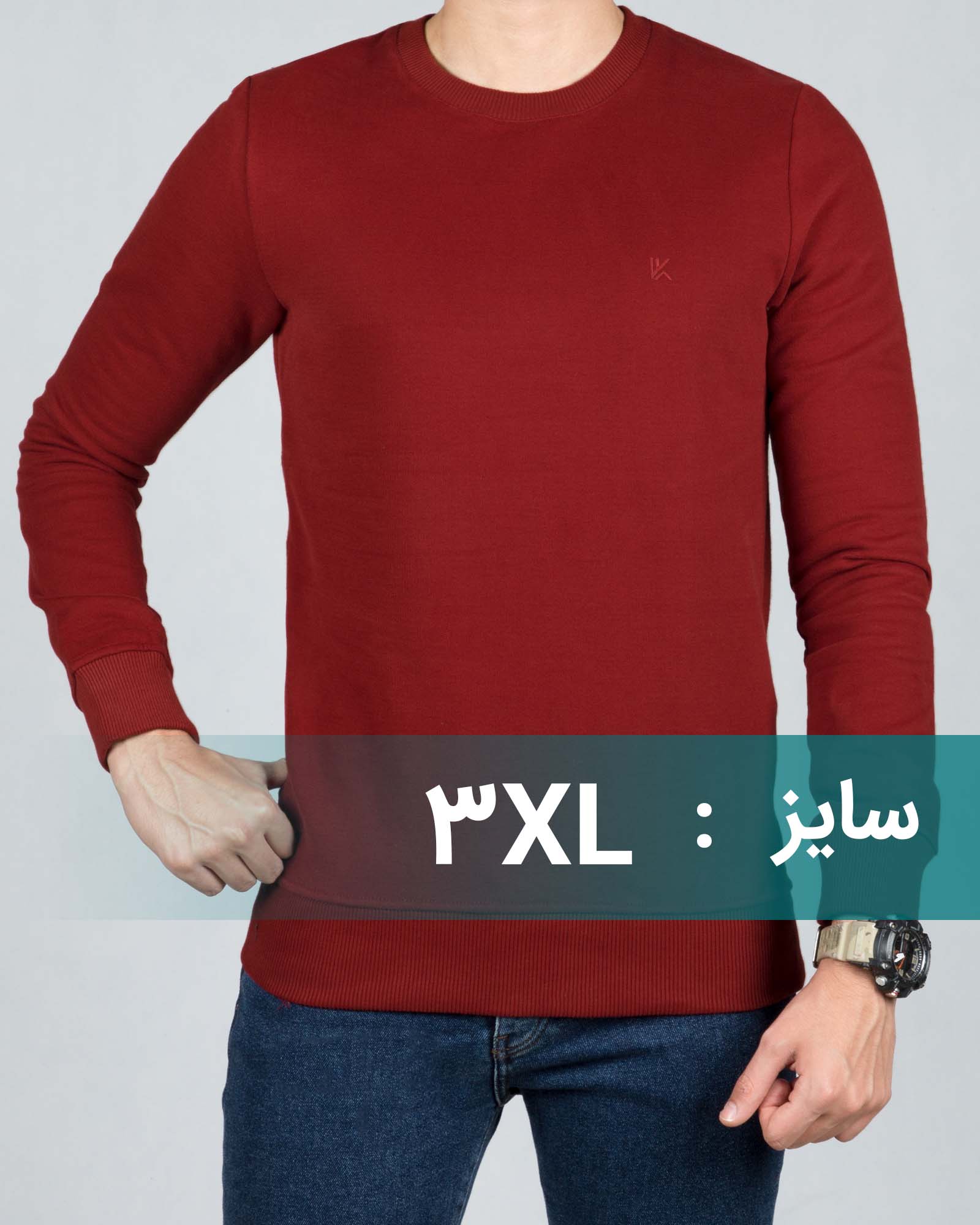 پلیور مردانه دورس توکرکی 5006 - شرابى