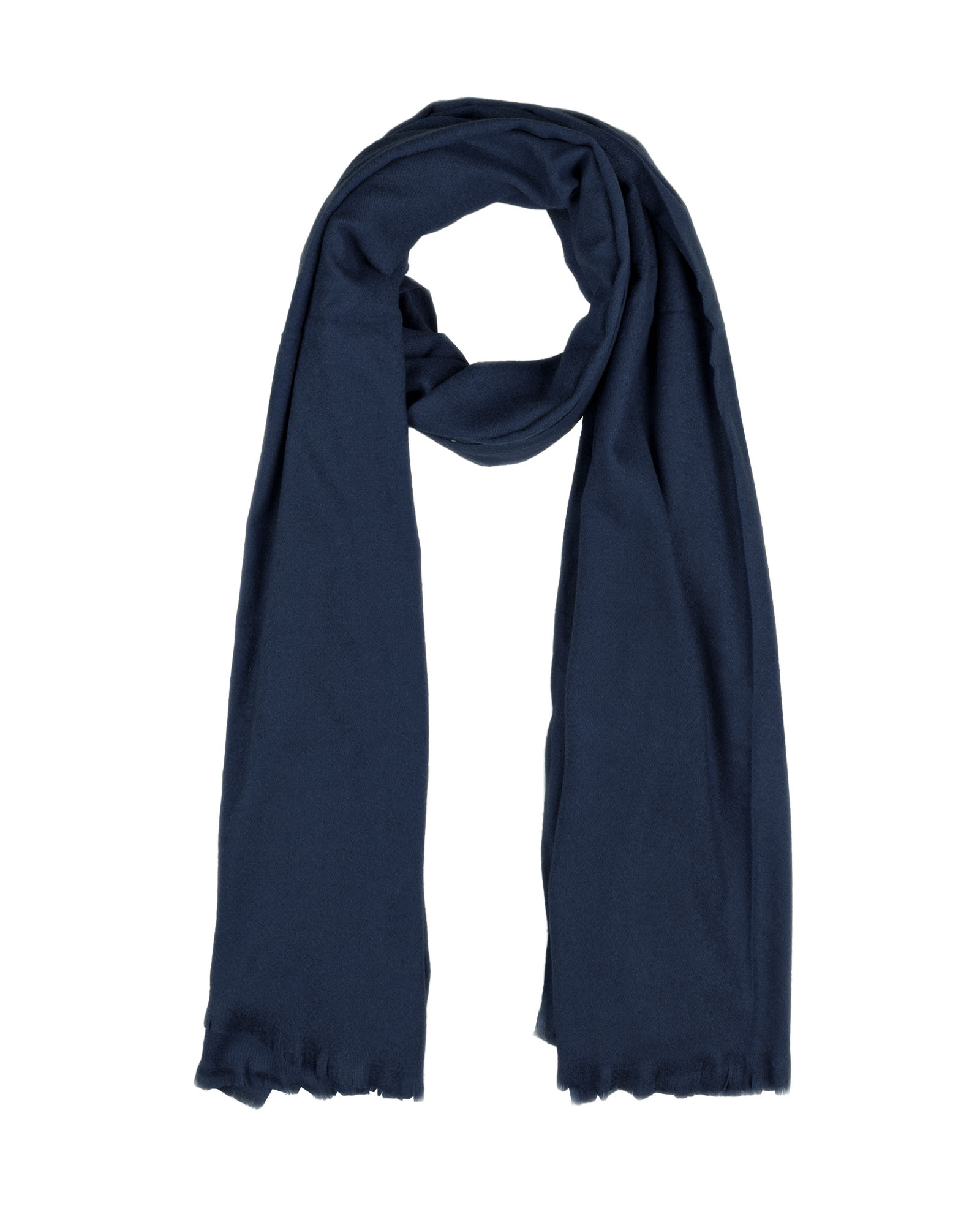 شال ساده فوتر زنانه 5046 - سرمه‌ای تیره