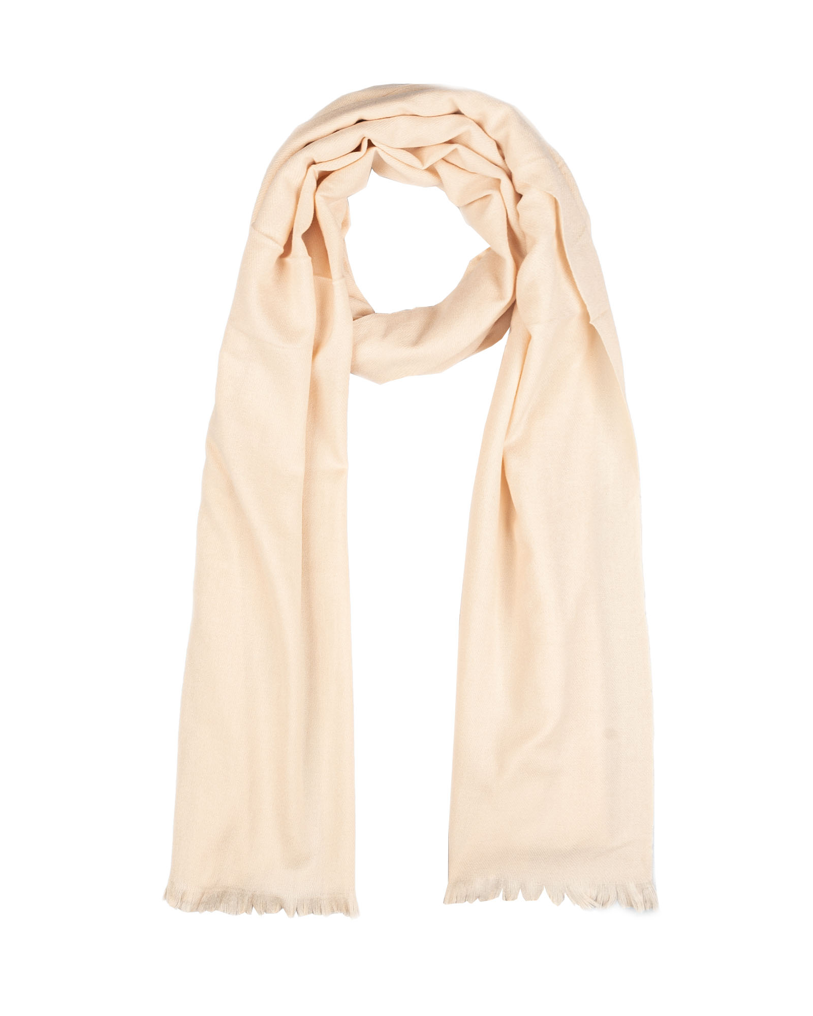 شال ساده فوتر زنانه 5046 - کرمى