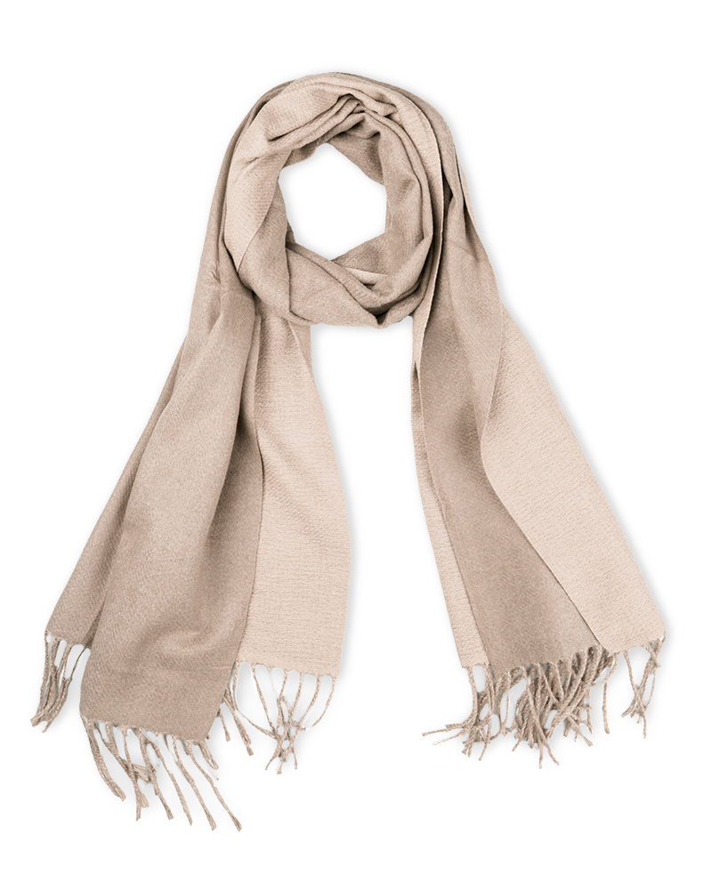 شال موهر زنانه 5173 - خاکی