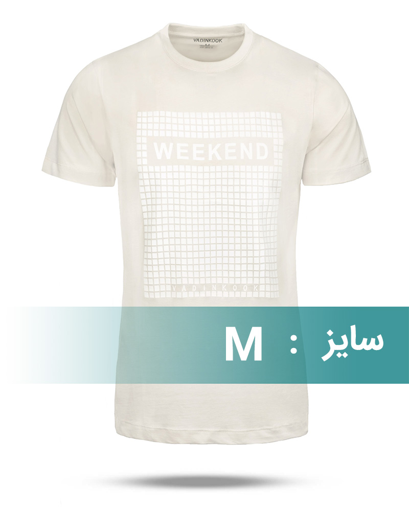 تیشرت مردانه نخی 00691 - خاکستری محو