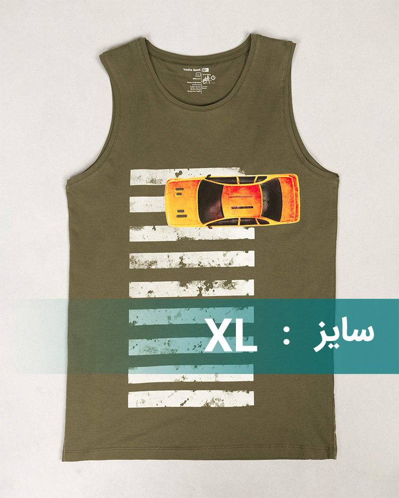 تاپ مردانه VKC135-T4 - سبز ارتشى