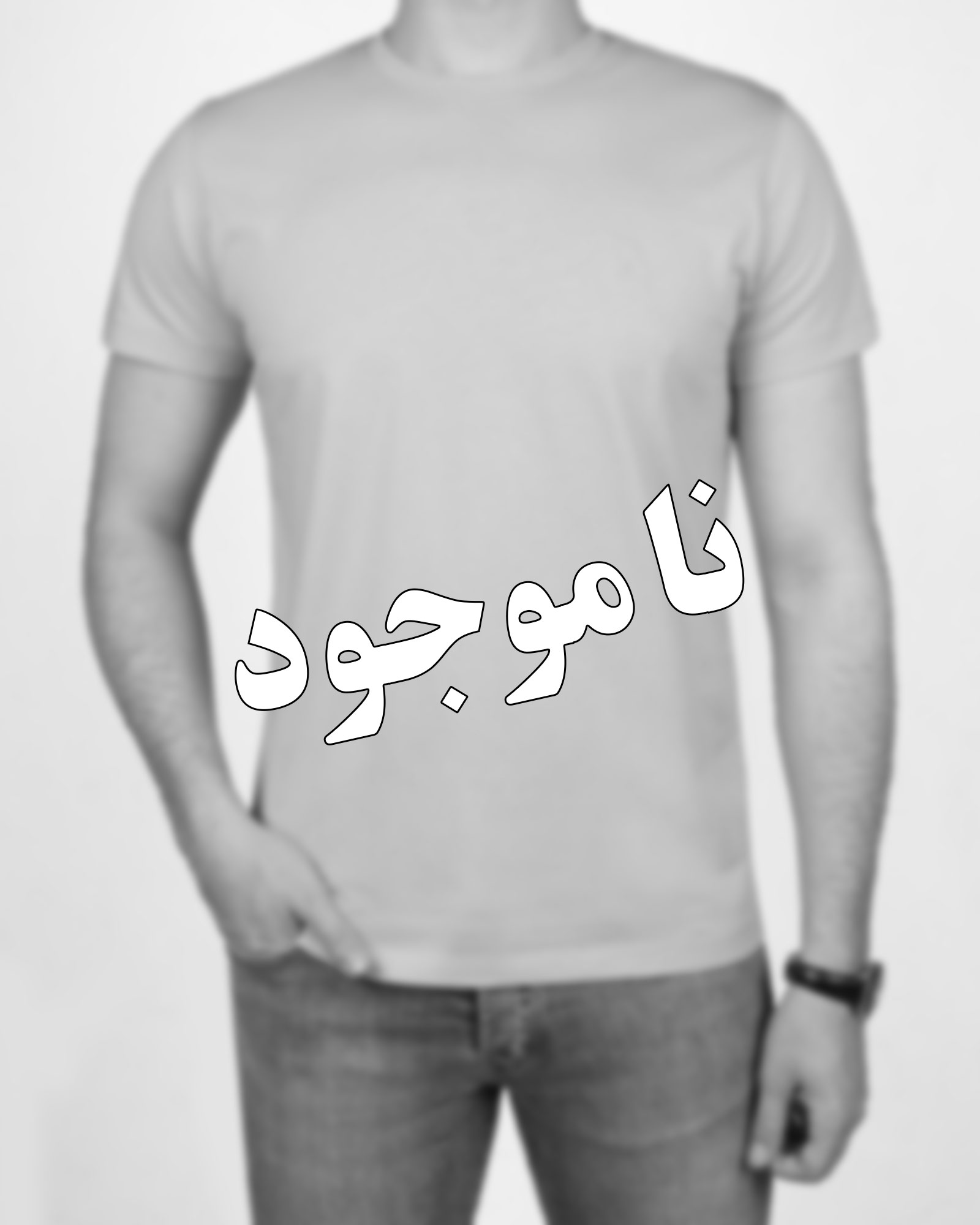 تیشرت مردانه آستین کوتاه - صورتی کثیف