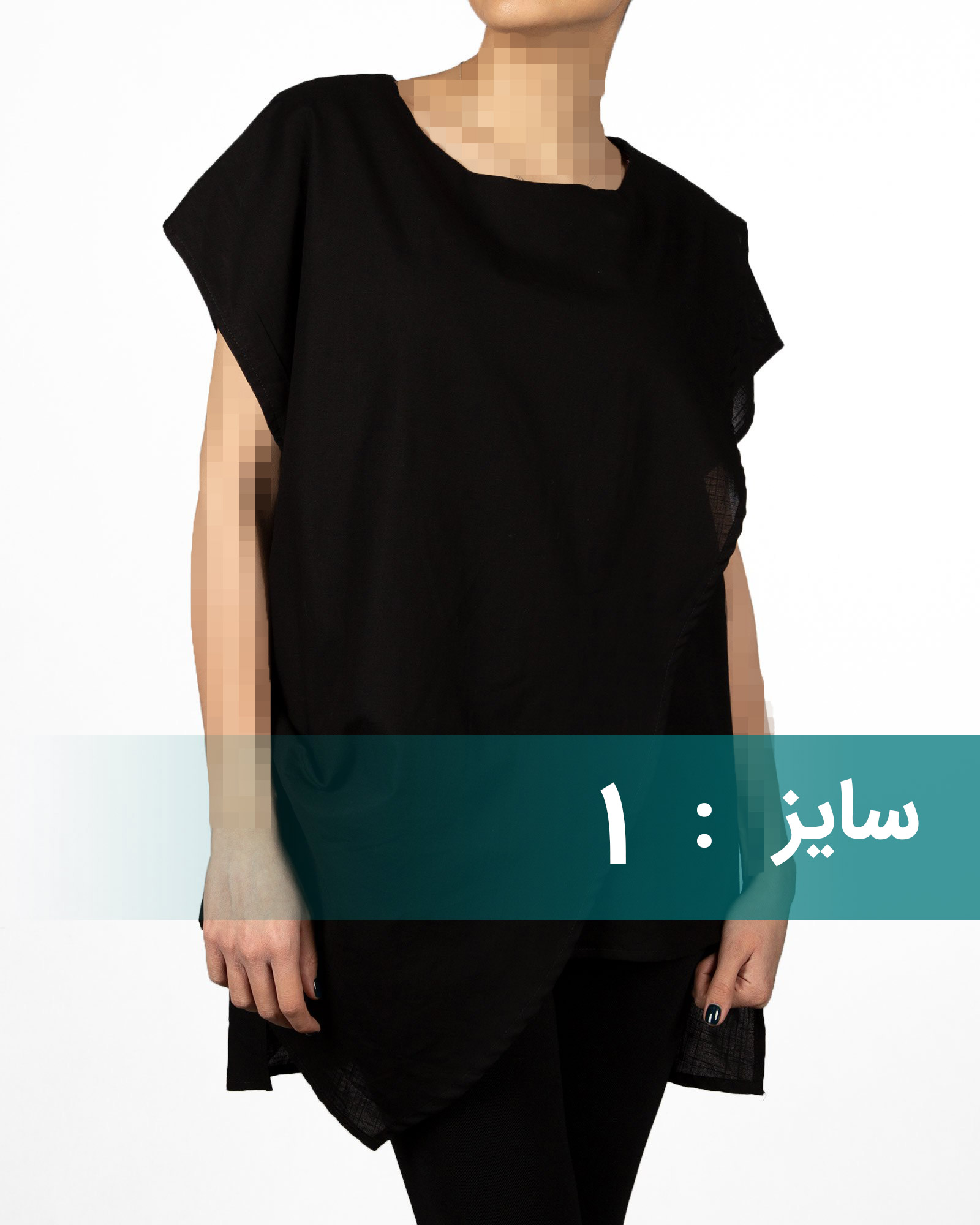 شومیز مشکی مجلسی زنانه 596