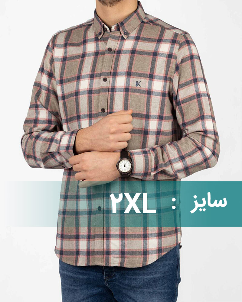 پیراهن مردانه پشمی vk990721