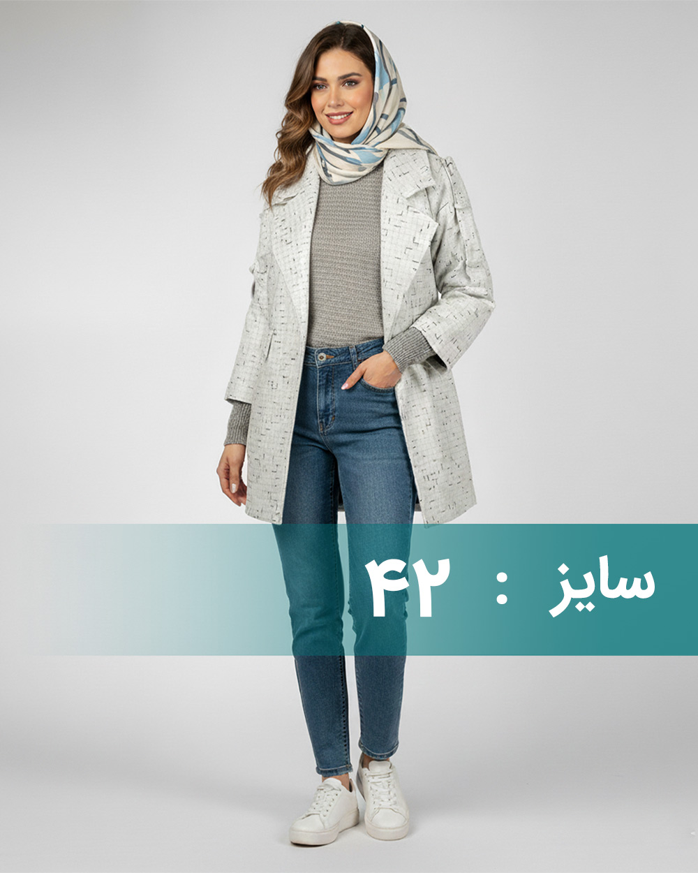 پالتو زنانه 170024 - سفید