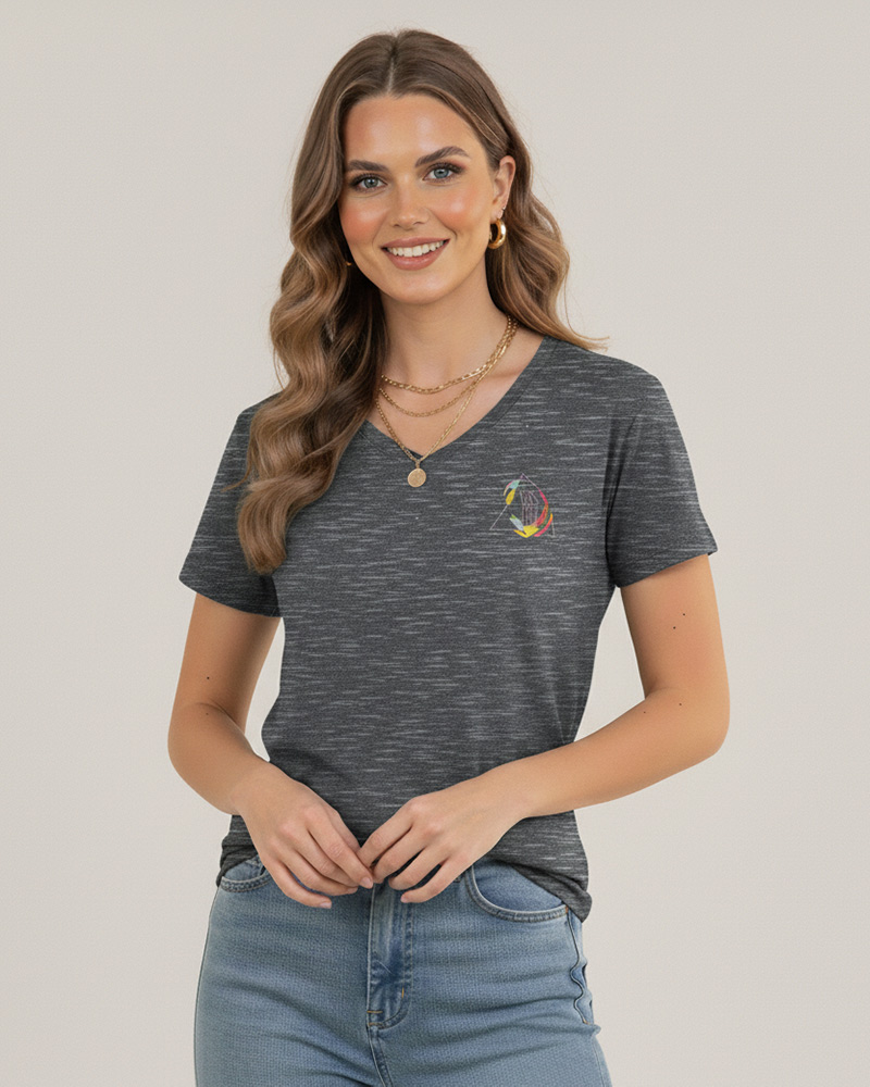 تیشرت زنانه 1185 - سربی تیره