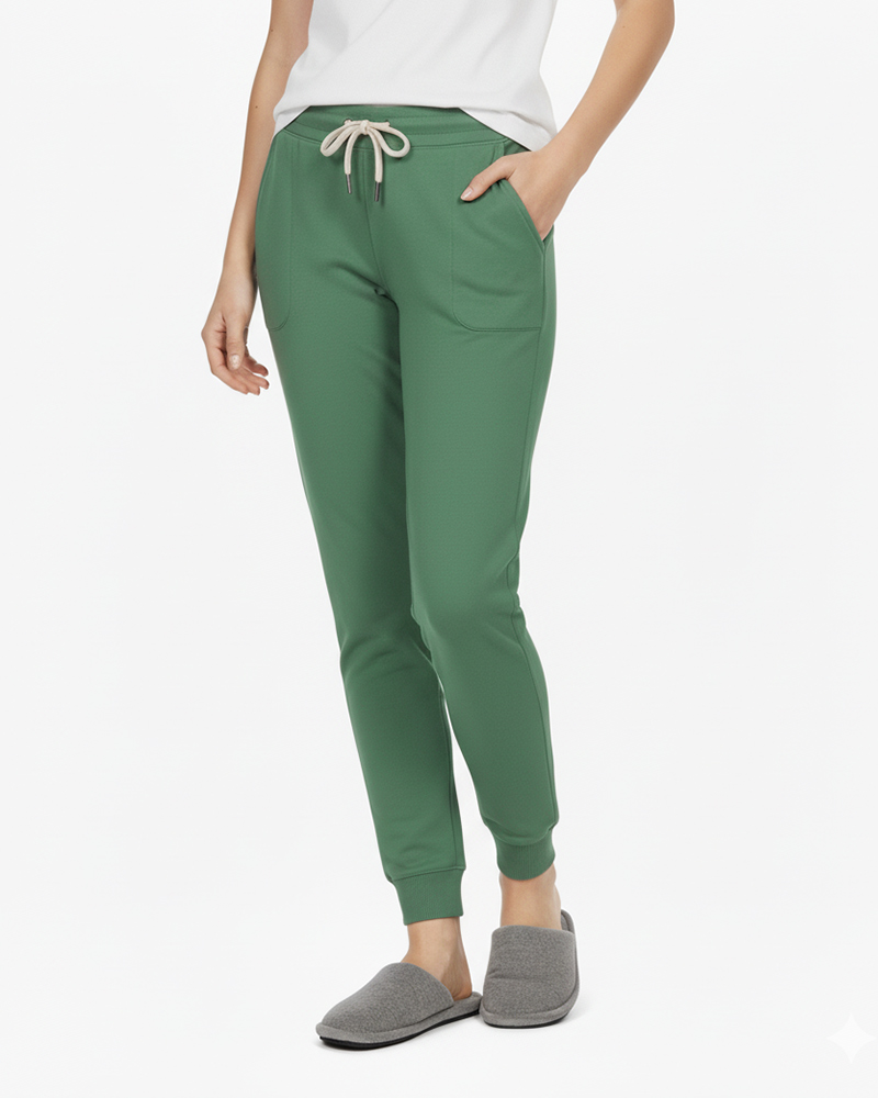 شلوار زنانه 1261 - سبز خزه‌اى