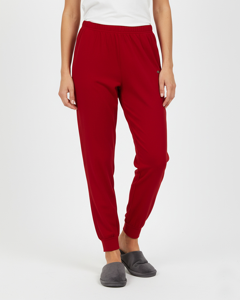 شلوار دمپاکش زنانه 1268 - عنابی