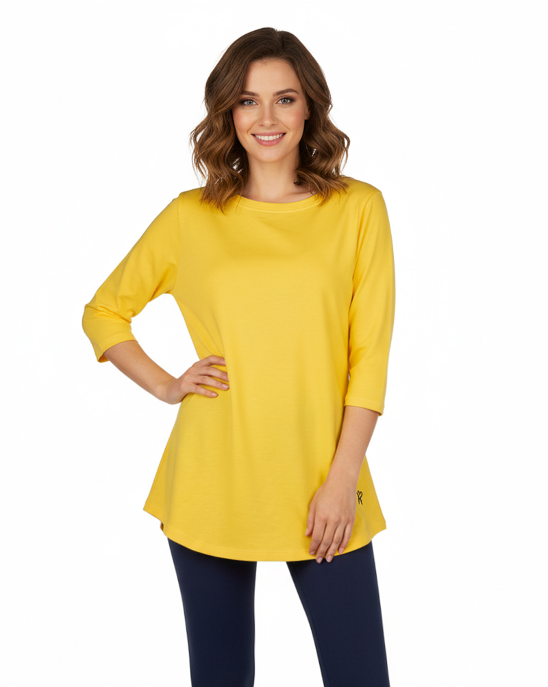 تیشرت زنانه 1306 - زرد