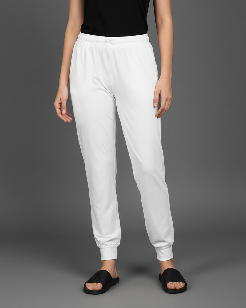 شلوار راحتی زنانه 1372 - سفید