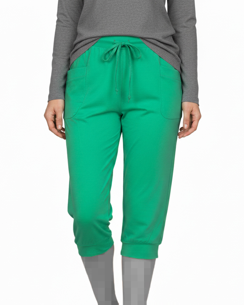 شلوارک اسپرت زنانه 1391 - سبز شبرنگ