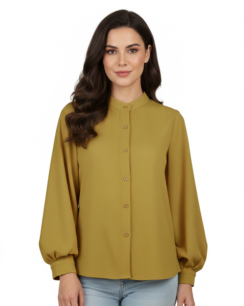 شومیز زنانه 5870 - پسته‌اى