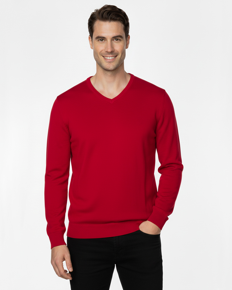 پلیور بافت مردانه 6405 - قرمز