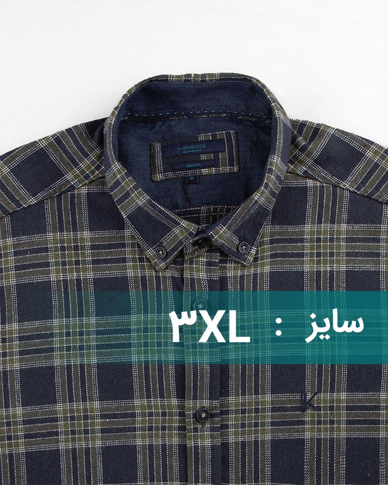 پیراهن پشمی مردانه vk990100