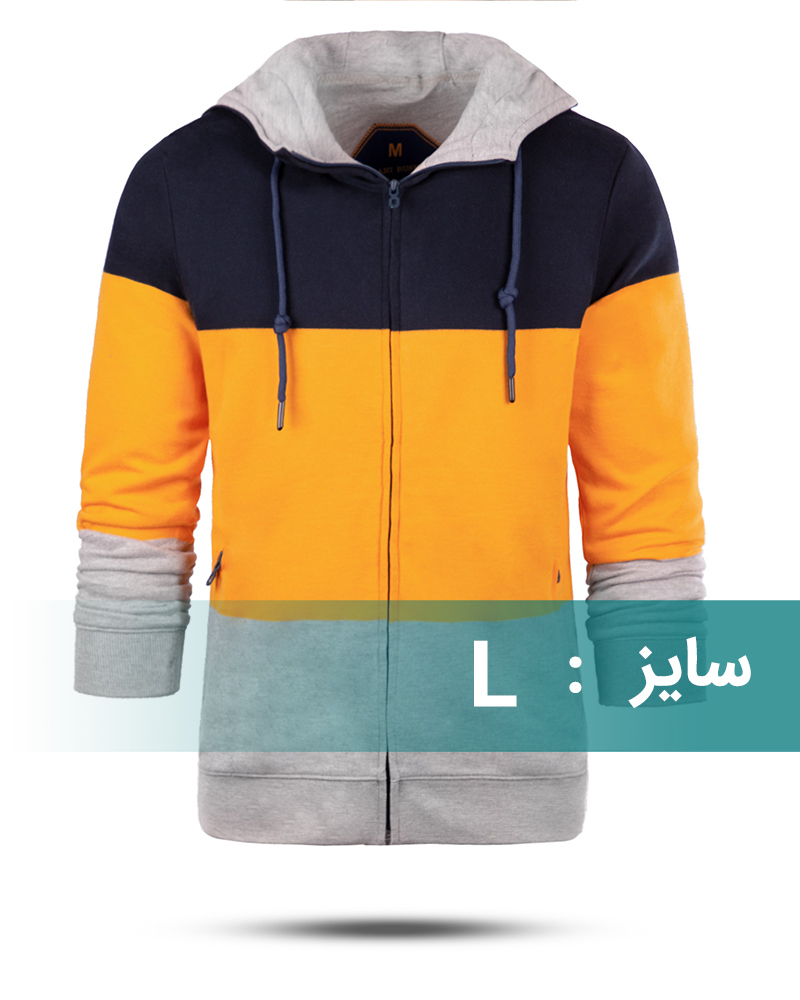 سویشرت دورس مردانه 1153 - عسلی