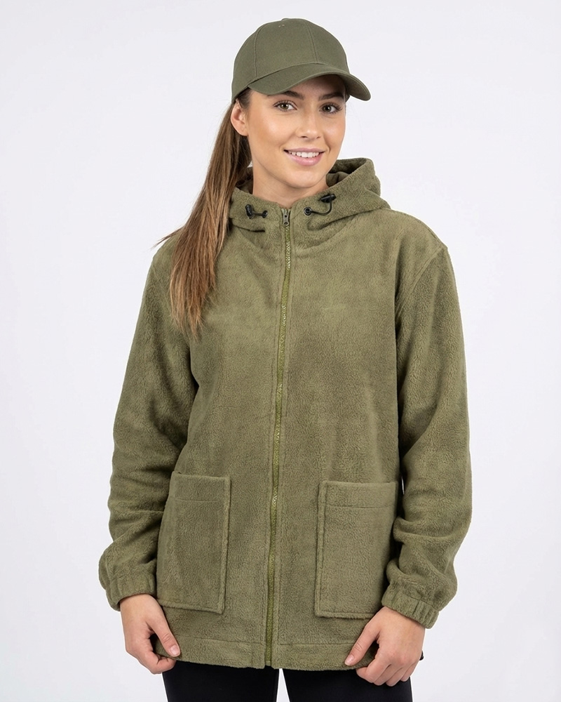 سویشرت اسپرت زنانه 2495 - زیتونى