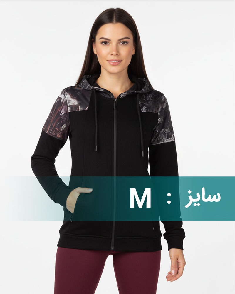 سویشرت زنانه 89098 - مشکی