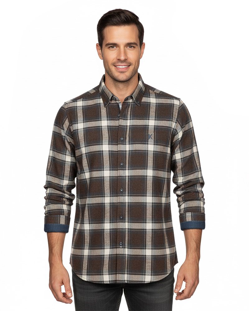 پیراهن مردانه پشمی VK99101