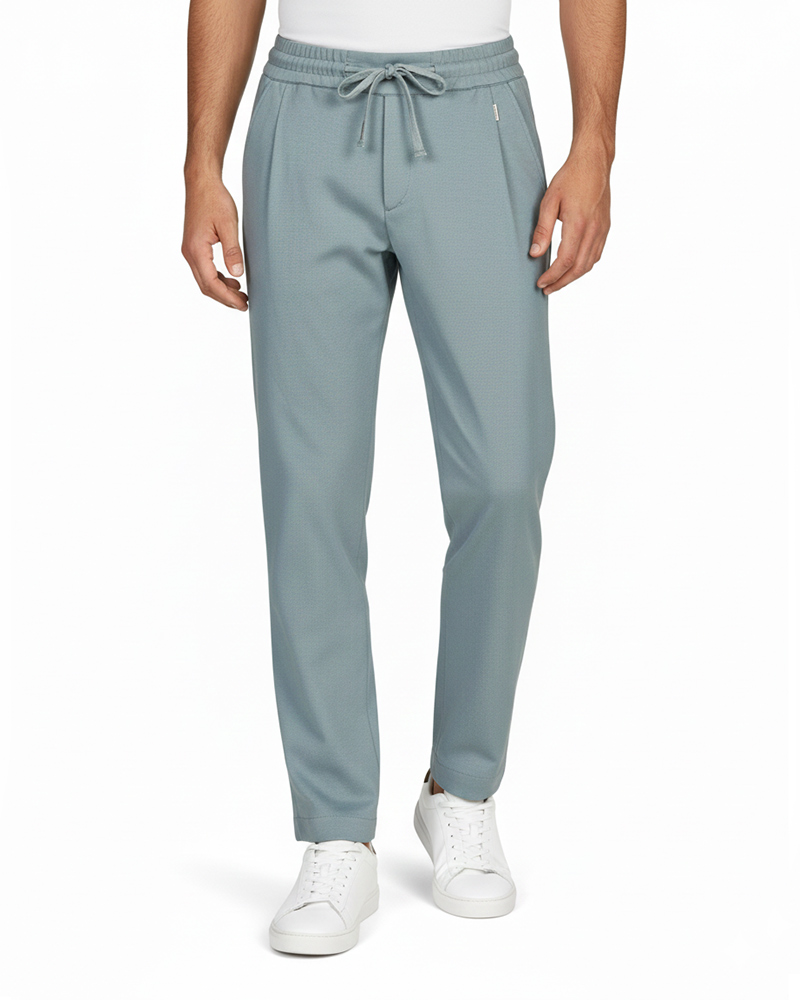 شلوار اسلش دورس مردانه 041723 - سبزآبی تیره