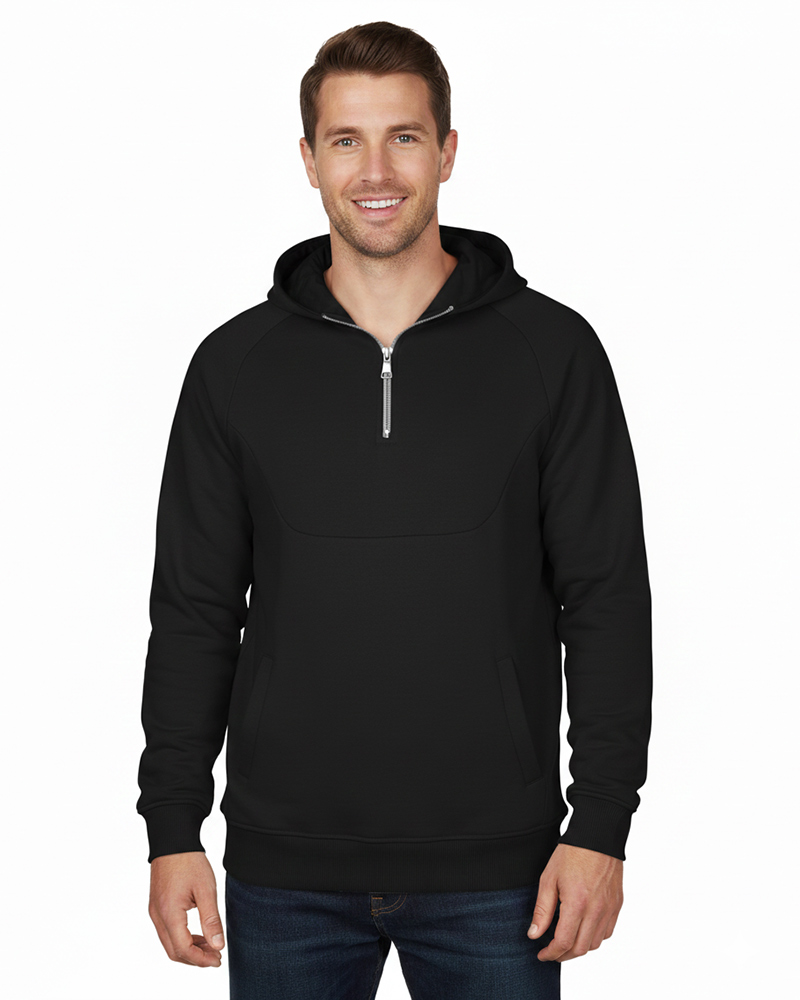 هودی نیم زیپ توکرکی 031560 - مشکی