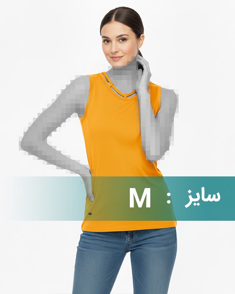 تاپ راحتی زنانه 1464 - خردلی