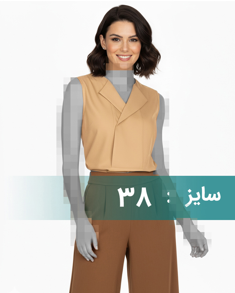 تاپ مجلسی زنانه 302139 - کرمى