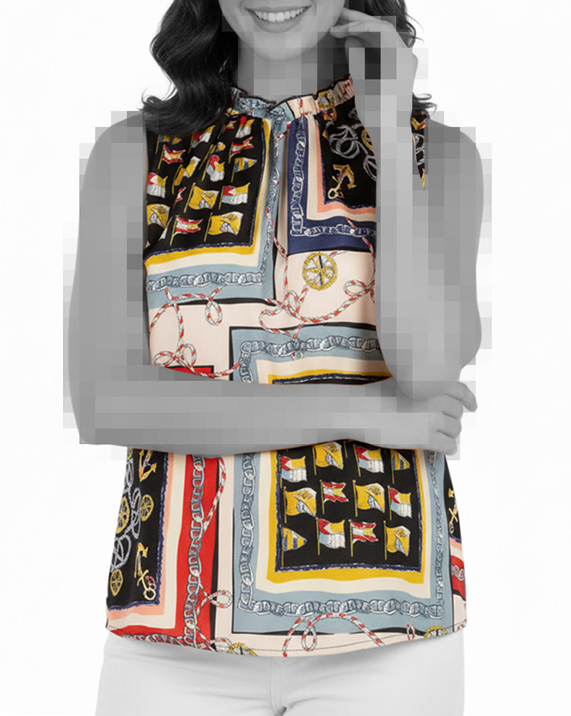 تاپ طرح دار زنانه 302146