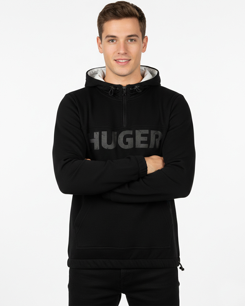 هودی دورس مردانه 0086 - مشکی