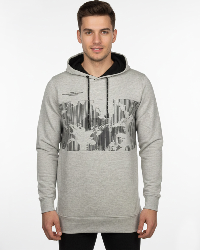 هودی مردانه 0089 - ملانژ