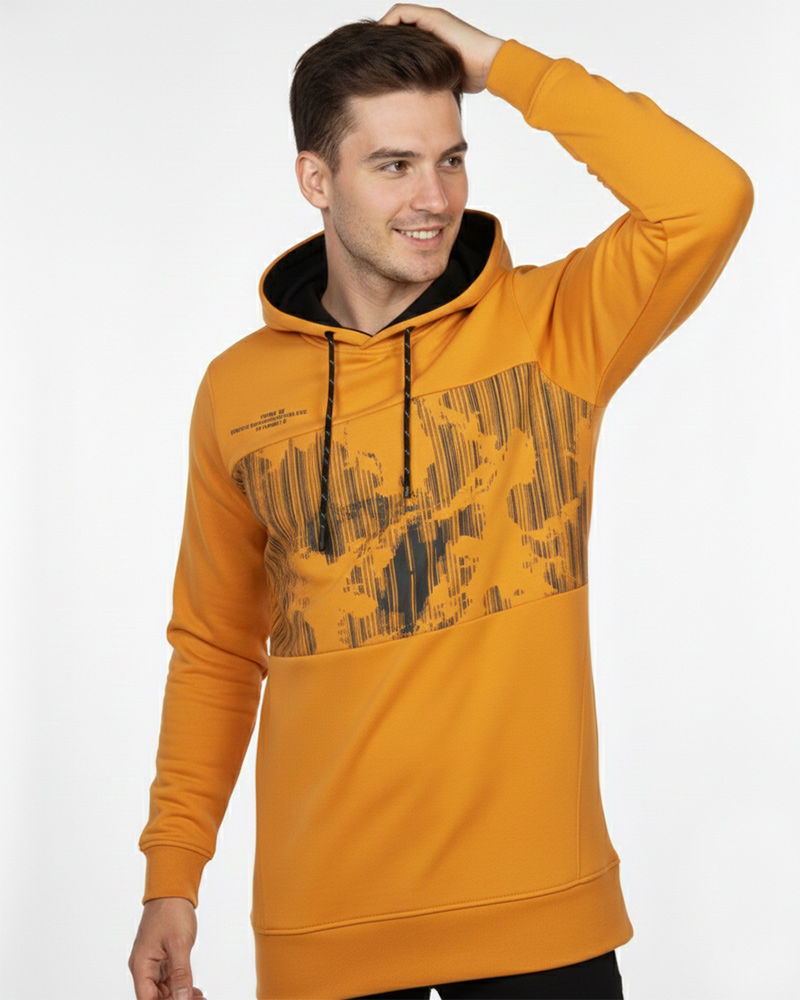 هودی مردانه 0089 - خردلی