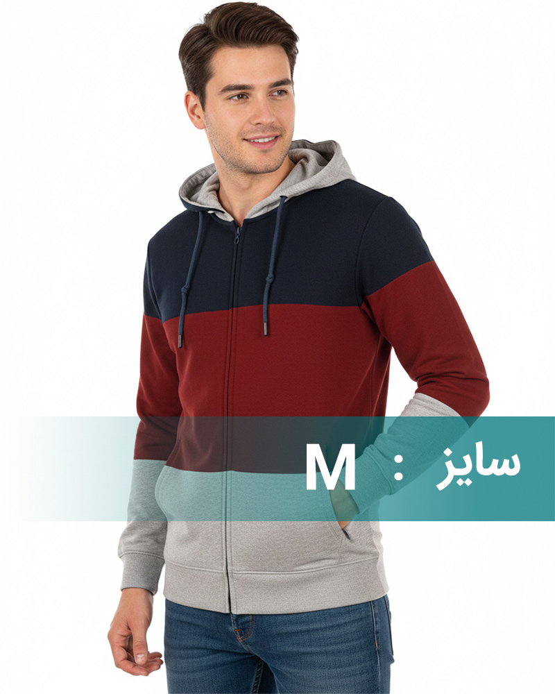 سویشرت دورس مردانه 1153 - قرمز