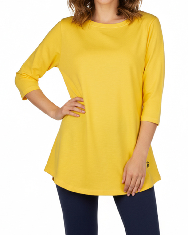تیشرت زنانه 1306 - زرد
