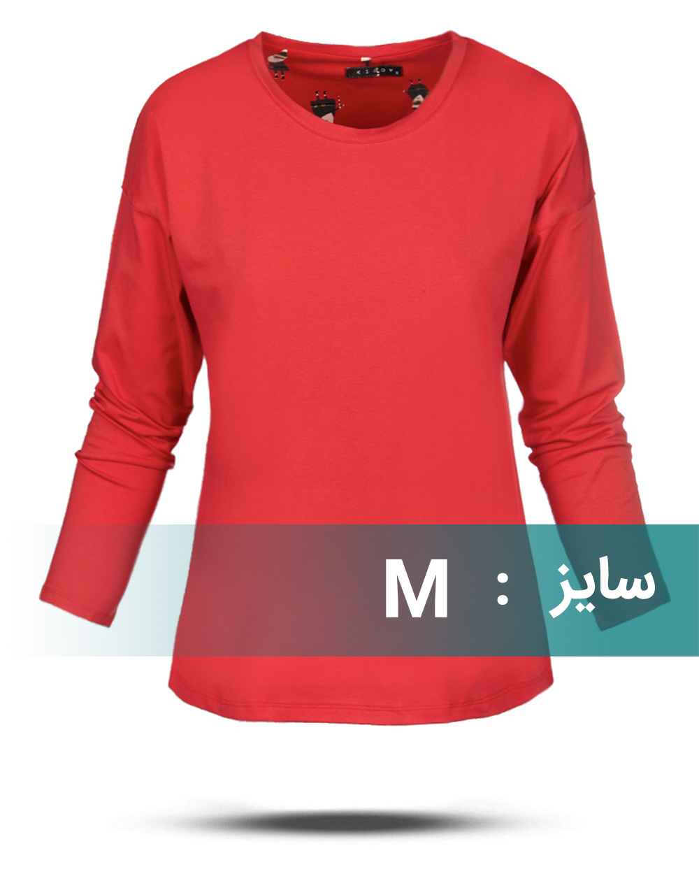 بلوز بیسیک زنانه 2342 - قرمز