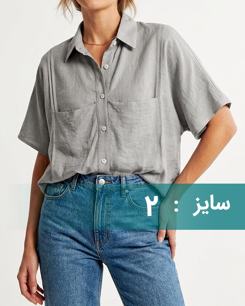 شومیز مجلسی زنانه 669 - ملانژ