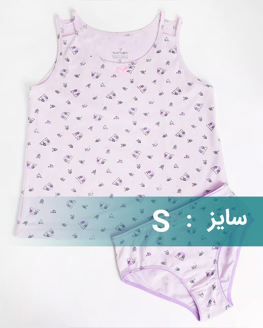ست تاپ و شورت زنانه 9012 - یاسی روشن