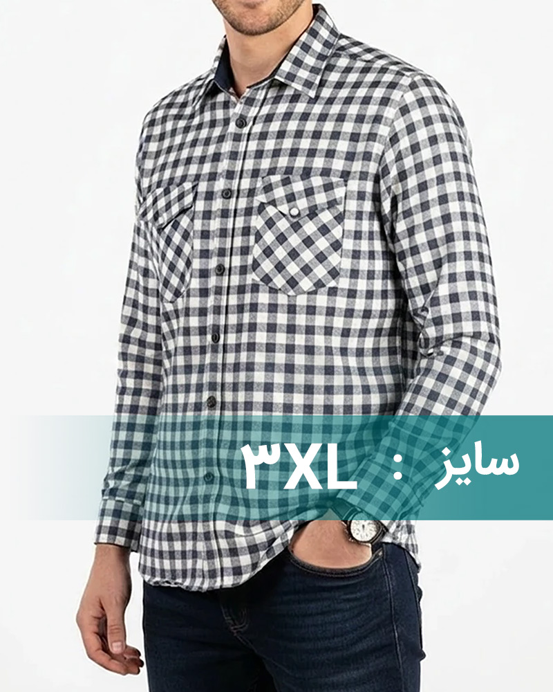 پیراهن مردانه پشمی vk990642