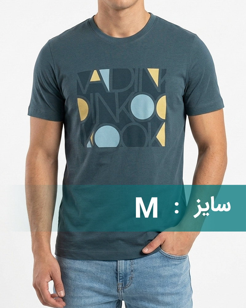 تیشرت اسپرت مردانه 00706 - سرمه‌ای