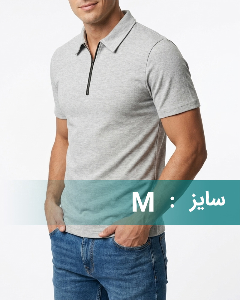 تیشرت مردانه اسپرت 01946 - ملانژ