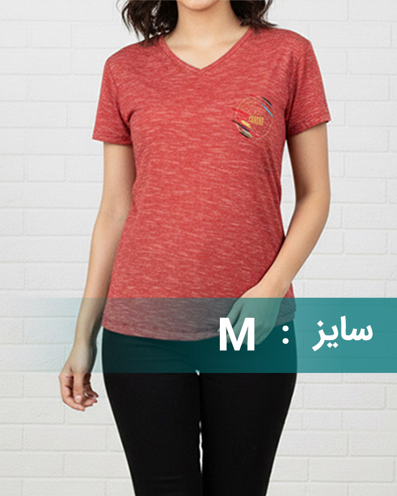 تیشرت زنانه 1185 - قرمز