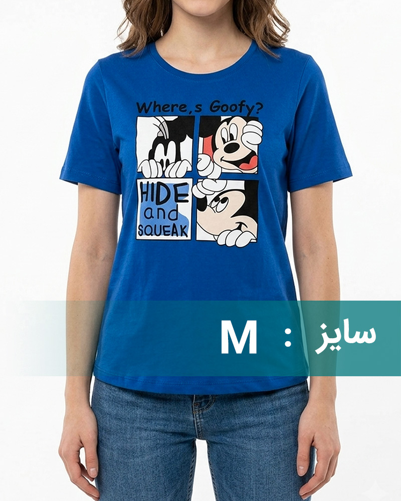 تیشرت دخترانه اسپرت 1369 - آبی